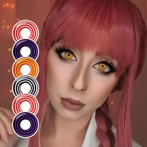 Hot Pseyeche RY Cosplay Contact Lenses Wholesale Halloween Lenses Eye Color Korean Contact Lenses sharingan Emballage Lentille