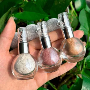 Custom Logo Wholesale Glitter Shimmer Spray Lady Beauty Powder Face Body Highlighter Waterproof Long Lasting