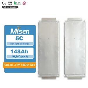 High Capacity High Rate Farasis Lifepo4 3.2V 148Ah 183Ah 187Ah P148A P183B P187A Pouch Cell Battery for Forklifts ESS