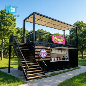 Remote Prefabricated Two Story Apple Office Cabin