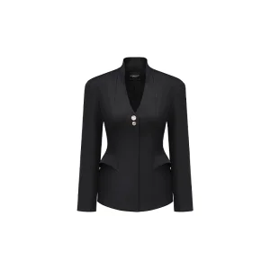 Elegant French Style Blazer Skirt Set