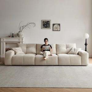 Fabric Sofa Movable Backrest