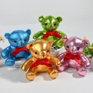 China Metallic Shiny Bear & Bunny Toys - Colorful Stuffed Animal Gifts Suppliers, Factories