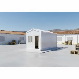 Rapid Deployment Folding Container House Windproof Mobile Modular Camp Housing Large Scale Site Office Sandwich Panel Warehouse