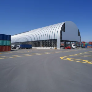 Large-Span Prefab Construction Custom Light Steel Design For Industrial Stadium And Steel Structure Sports Venue