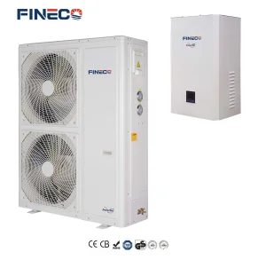 Split Type Air Source Heat Pump with DC Inverter Panasonic Compressor and DC Inverter Motor