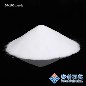 Top Grade a Quartz 50-100 Mesh Fused Silica Sand with Sio2 99.95%