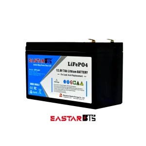 بطارية فوسفات الحديد الليثيوم القابلة لإعادة الشحن 12.8V 7ah بديل البطارية لبطارية الرصاص الحمضية