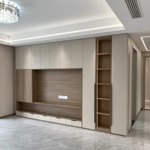 Modern Wooden Console Bench