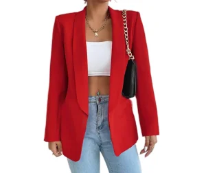 New Autumn Retro Chic Durable Slim Long-Sleeved Button Women's Casual Blazer