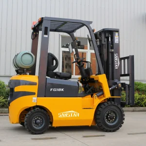 2ton 2.5ton 3ton Gasoline &amp; LPG Forklift Truck with 3-Stage Mast 3m Standard Lifting Height