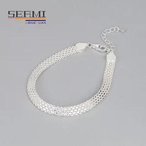 Chunky Sterling Silver Bracelet