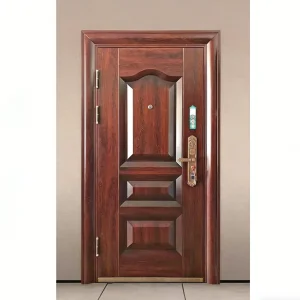 China Exterior Win-Star Sliding Patio Swing French Entrance Aluminum Steel Door Aluminum Security Entrance Interior Guangdong Exterior Metal Modern Wrought Door