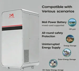 40kW 80kWh Hybrid ESS Cabinet | Air-Cooled LiFePO4 Battery Energy Storage System with 60kW MPPT for Industrial Villa Commercial