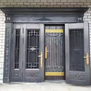 Industrial-Grade Steel Warehouse Explosion-Proof Double Iron Doors for Maximum Security Solutions