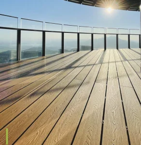 Ocox Wholesale Free Samples Waterproof Outdoor WPC Wood Plastic Composite Online Deep Wood Grain Classic Decking