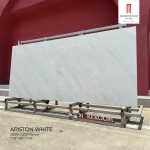 1200X2800mm Ariston White Marble Look Artificial Sintered Stone Slab