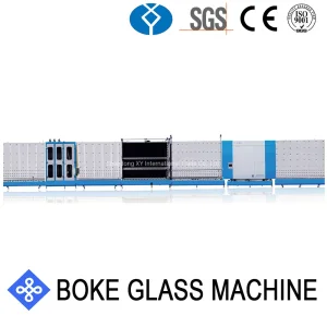Automatic Assembly Panel Press Double Glass Making Machinery with Filling Gas Online