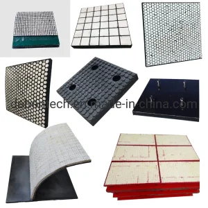 Abrasion Resistant Steel Metal Backed Rubber Alumina Ceramic Wear Liner