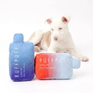 Ruff Puff Squeaky Plush Pet Toy