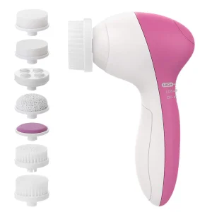 Hot Sale Portable Handheld Electric Exfoliating Rotating Massage Device Face Scrubber Facial Cleansing Brush Skin Rejuvenation