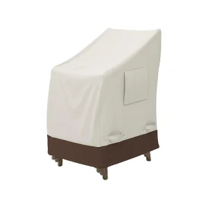 Custom Size Oxford Fabric Dustproof Water Uv Resistant Outdoor Chair Cover for Outdoor Patio