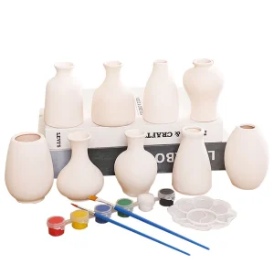 Paint Your Own Ceramic Vase Art Project
