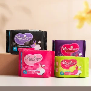 Macrocare Disposable Female Cotton Maxi Sanitary Pads Napkins Manufacturer
