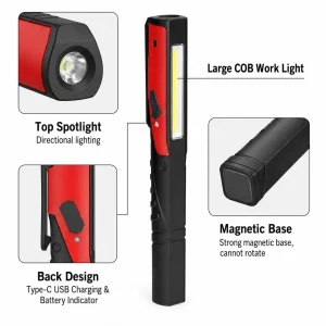 Portable LED Pen Flashlight