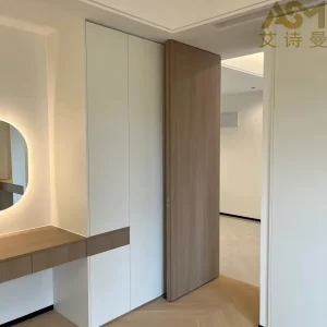Hidden Wall Flush Frameless Invisible Door Concealed Door Frame Entry Plain Fire Rated Wooden Door