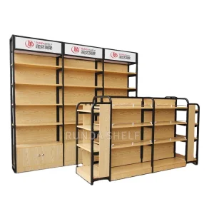 Wooden Gondola Display Rack