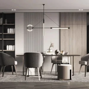 Modern Minimalist Style Customizable Home Furniture Wooden Living Room Kitchen Collection Furniture Manufacturer for Apartment