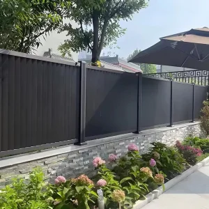 Aluminum Fence for Urban Rooftop Garden and Terrace Barrier