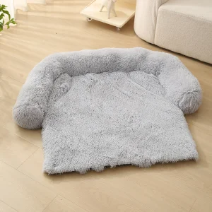 Soft Long Pv Plush Pet Sofa Bed cat Dog Removable and Washable Sleeping Cushion