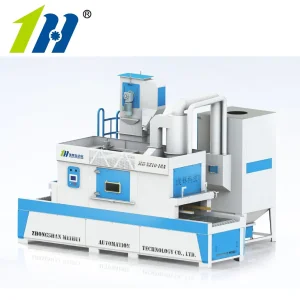 Meihui Cooking Utensils Pot Aluminum Plate Profiles Glass Hardware Use Pass-Through Sand Blasting Machine Automatic Sand Blast Machine