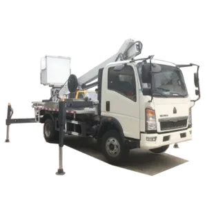 4X2 4X4 HOWO 20/22/24/26/28meters Street Lamp Maintenance Installation Billboard Aerial Work Platform Trucks