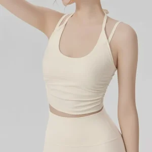 Custom XH-Fashion Factory Wholesale Halter Neck Yoga Top