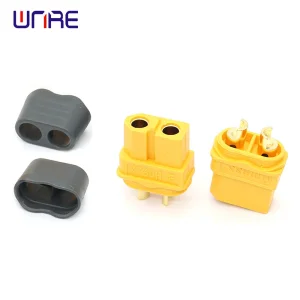 China Yellow XT60H-F Plug Connector With Sheath  Supplier, Factory
