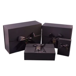 Caja de regalo de papel magnético personalizada para auriculares, empaquetado en cartón tipo maleta para ropa