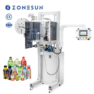 ZONESUN ZS-STB151 Automatic High Speed PVC Film Shrink Sleeve Bottle Label Sleeving Applicator Labeling Machine