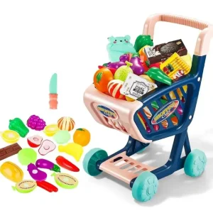 OEM Pretend Play Kids Supermarket Shopping Cart