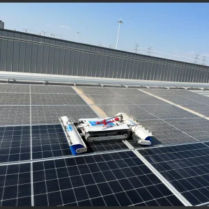 Efficient Solar Panel Cleaning Automatic Machine