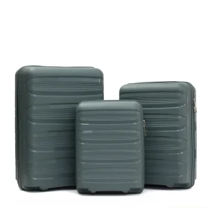 Sample OEM/ODM Discount 12 PCS SKD SEMI FINISHED Urban Business Travel Luggage Sets Luxury PP Suitcase Collection
