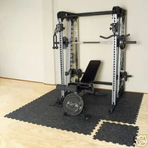 Cushioned Workout Flooring for Home and Gym Equipment
