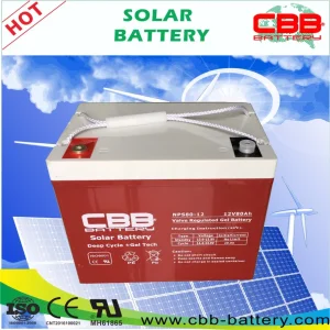 80ah 12V Home Application Solar Battery Deep Cycle and Gel Battery