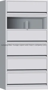 Metal Retractable Door Lateral Filing Cabinet