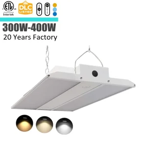 3 CCT 3 Fitting de Alta Baía Linear LED com Potência Ajustável