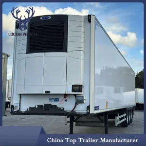 Source Factory Outlet 3 Axle Box Van Refrigerated Semi-Trailer