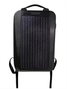 Factory Direct Supplier Khaki Green Enjoy Rolling Solar Charging Backpack with Custom Wholesale Professional