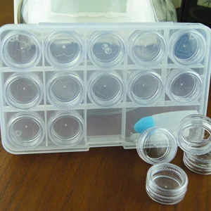 Eyeshare 6 Pairs Eye Lens Soak Container